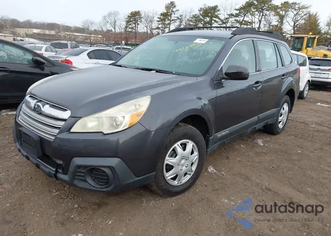 2013 Subaru Outback 2.5I from USA, damaged, VIN 4S4BRBAC2D3275565
